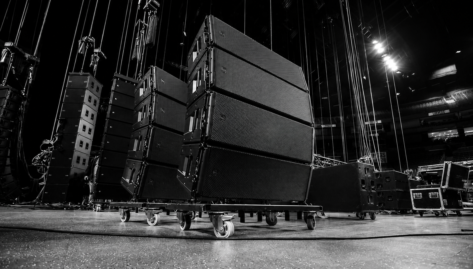 Live event audio stage