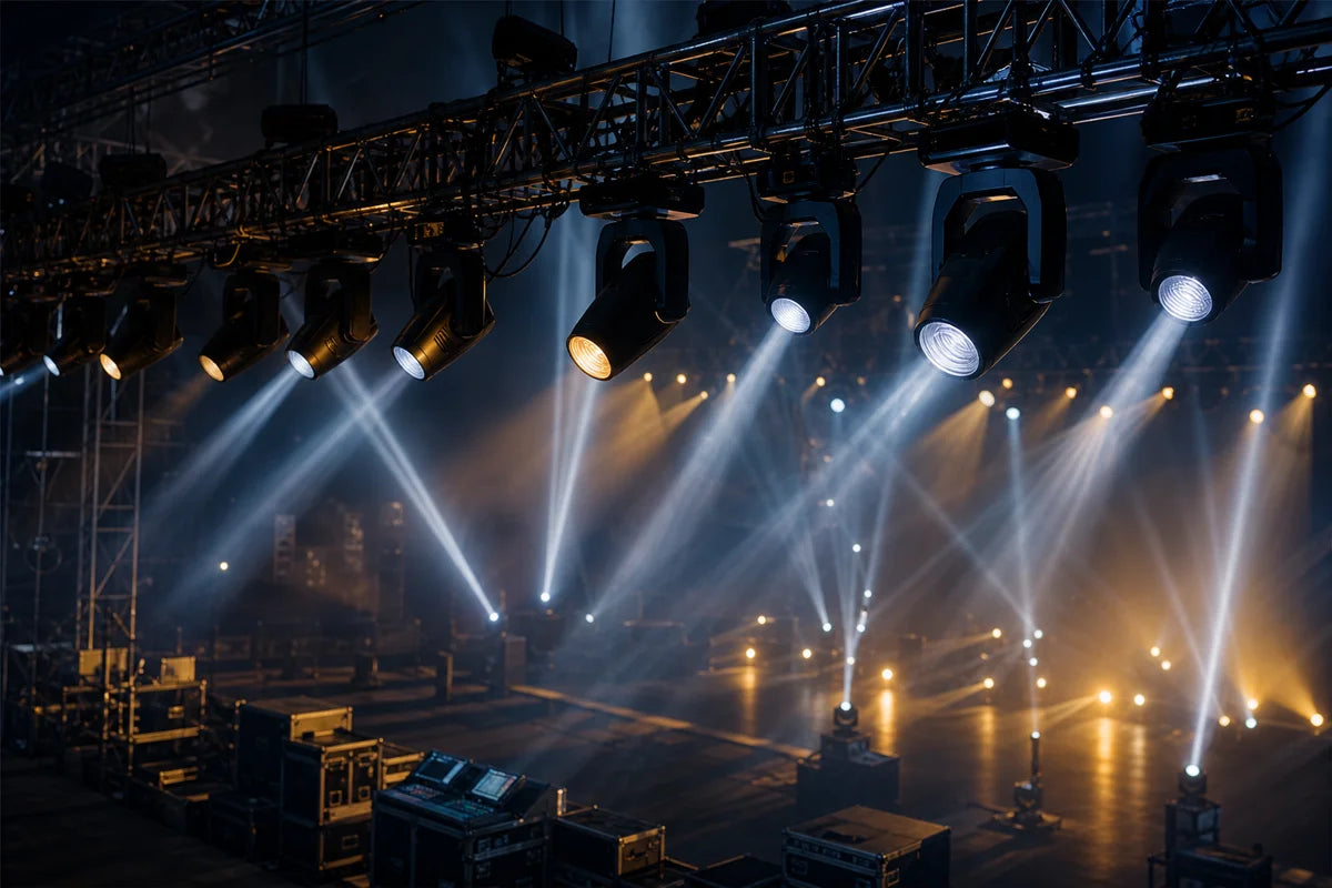 Professional stage lighting